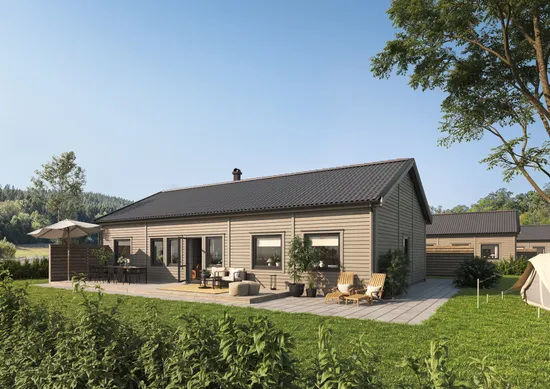 Villa, Nybyggt hus i Krågedal/Rimforsa, Rimforsa/Krågedal, Kinda