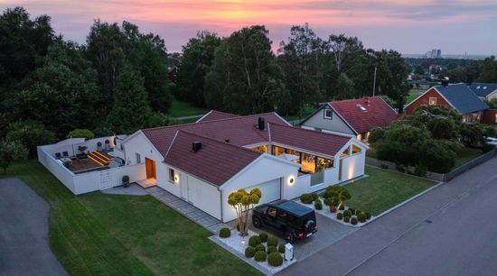 Villa, Bonnagårdsvägen 12, Söndrum, Halmstad