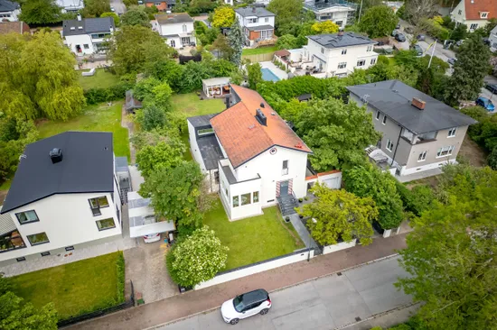 Villa, Vikingsbergsvägen 23, Bellevue Sjösida, Malmö