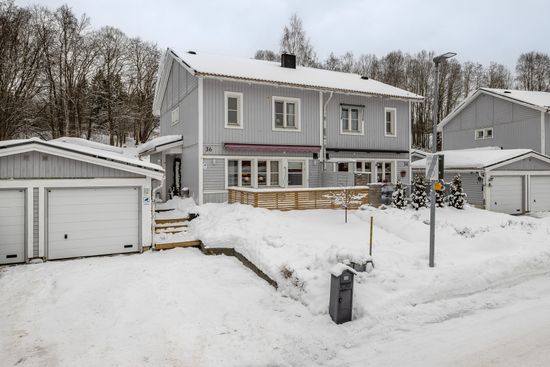 Radhus, Påskvägen 36, Sundsbruk, Sundsvall