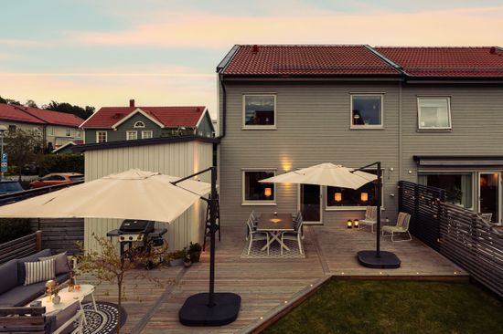 Radhus, Fredrikslundsgatan 20, Harvestad, Linköping