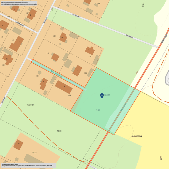 Tomt, Peder Almenius väg 5, Tavlan, Gävle