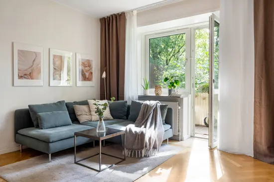 Bostadsrätt, Sandhamnsgatan 13, 1 tr, Gärdet, Stockholm