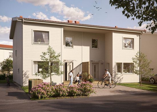 Radhus, Sprintvägen 13, Gunsta, Uppsala