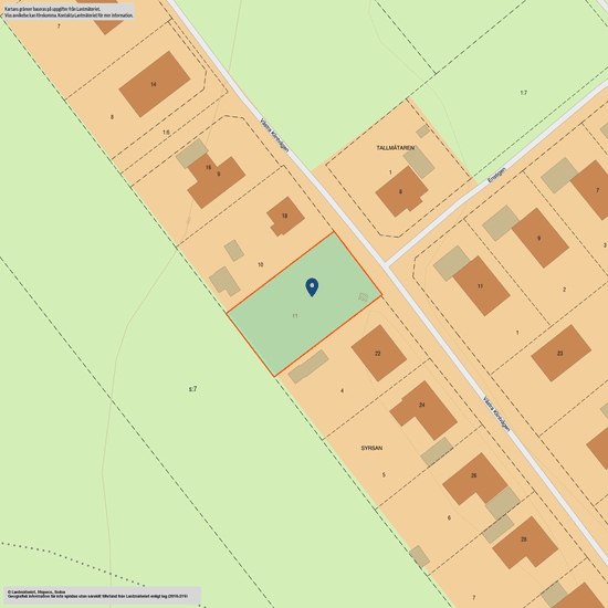 Tomt, Västra Klintvägen 20, Djurgården, Kristinehamn