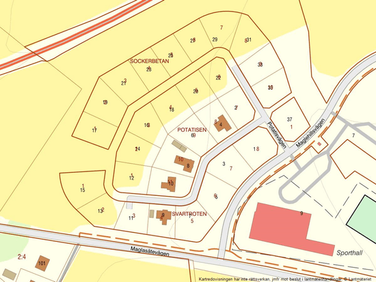 Tomt, Potatisvägen 16, Maglehill, Höör