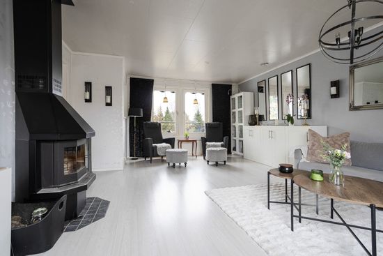 Radhus, Fäbodvägen 22, Klockarberget, Sundsvall