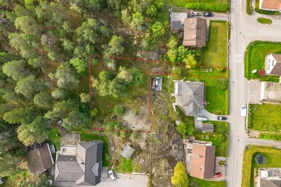 Tomt, Skansbergsvägen 23d, Segeltorp, Huddinge