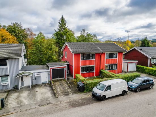 Radhus, Björkhemsgatan 52B, Sjöbo, Borås