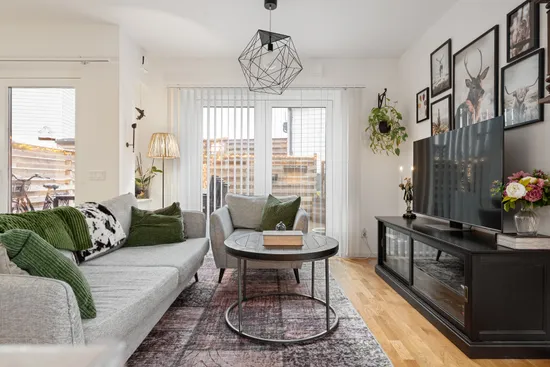 Radhus, Flemings väg 12, Malmbryggshagen, Nyköping