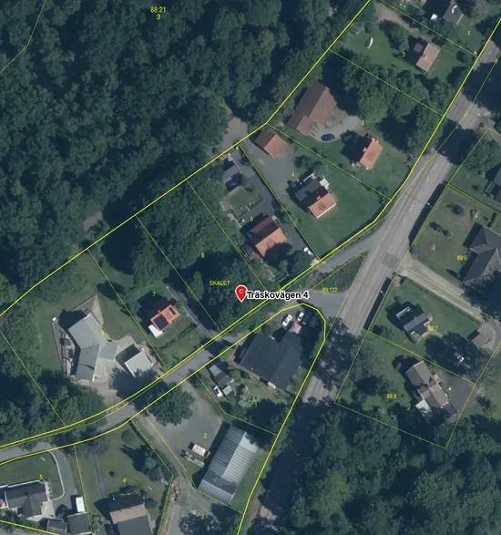 Tomt, Träskovägen 4, Sjörröd, Hässleholm