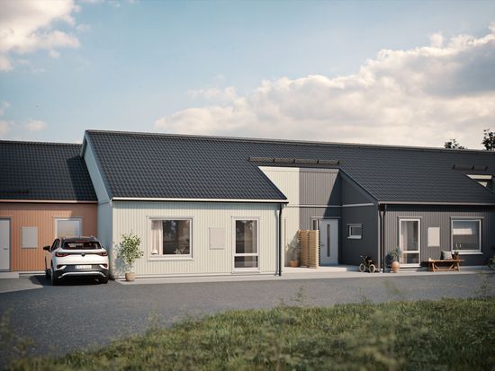 Radhus, Nougatgatan 4, Åhusvången, Kristianstad