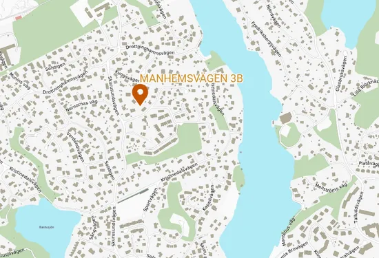 Tomt, Manhemsvägen 3B, Skuru, Nacka