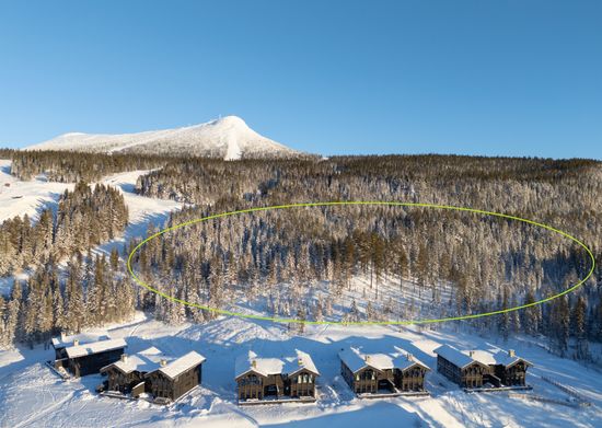 Tomt, Ski lodge 1125 Hillside tomt 17, Härjedalen