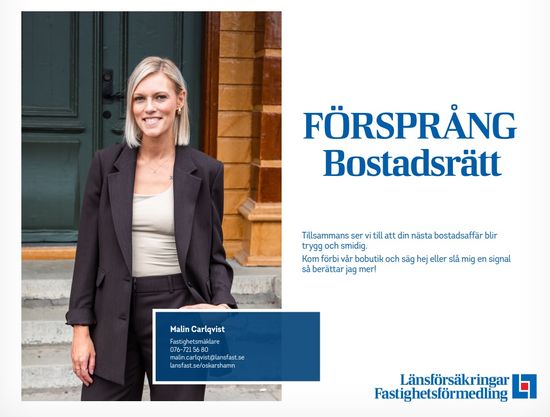 Bostadsrätt, Furuvägen 18B, Åsa, Oskarshamn