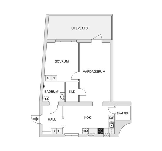 Bostadsrätt, Skolgatan 44D, Östersund