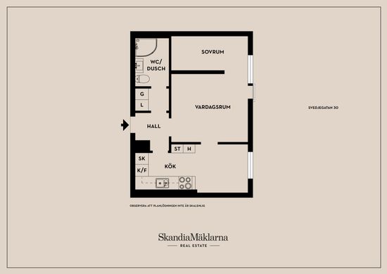 Bostadsrätt, Svedjegatan 30, Dammsvedjan, Borås