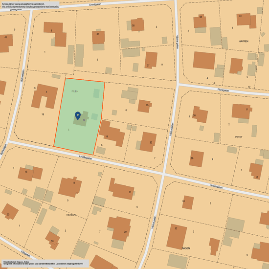 Villa, Lindåsgatan 16, Haga, Kumla