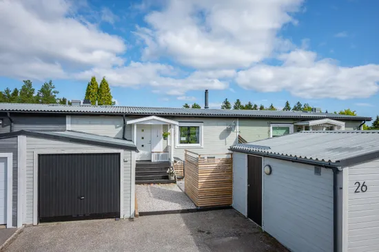 Radhus, Fäbodvägen 26, Klockarberget, Sundsvall
