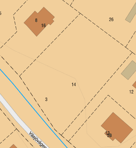 Tomt, Väsjövägen 3, Väsjön, Sollentuna