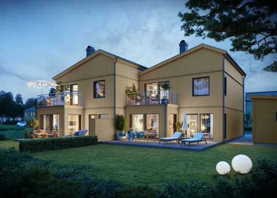 Villa, Radhus, Skatslingan 1-11, Manhem, Norrköping