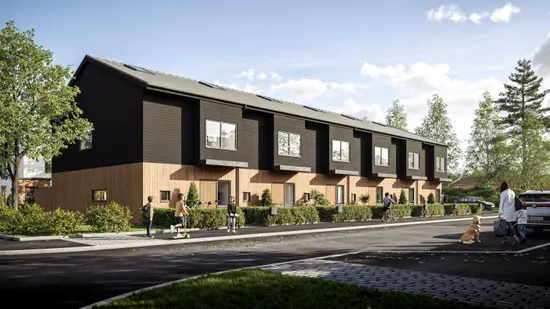 Radhus, Glasvingevägen, Skäcklinge - Fågelbyn, Botkyrka