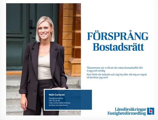 Bostadsrätt, Ugglevägen 14C, Orrängen, Oskarshamn