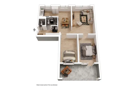 Bostadsrätt, Sufflörgatan 19, Lindeborg, Malmö