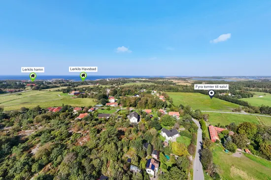 Tomt, Källåsvägen 4 tomter, Vallda - Lerkil, Kungsbacka