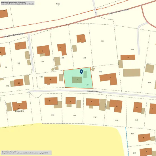 Villa, Osbyholm Slåttervägen 16, Hörby