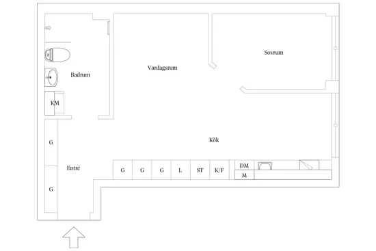 Bostadsrätt, Mariehällsvägen 28B, Bromma - Mariehäll, Stockholm