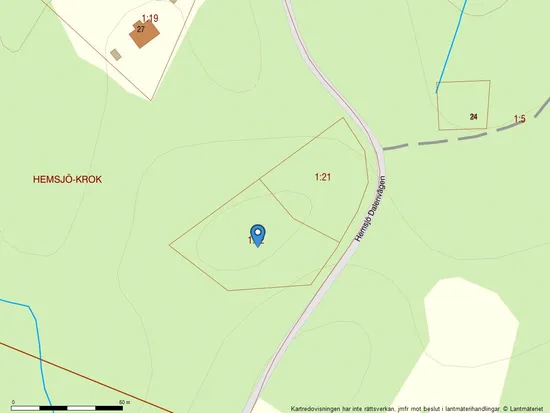 Tomt, Hemsjö Dalenvägen 29B, Hemsjö, Alingsås