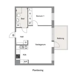 Bostadsrätt, Vinthundsgatan 2C, Järvastaden - Västra Brotorp, Sundbyberg