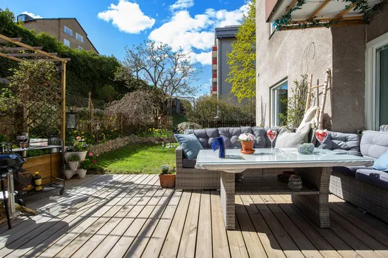 Bostadsrätt, Lundagatan 9 - Unik uteplats!, Västra Skogen, Solna