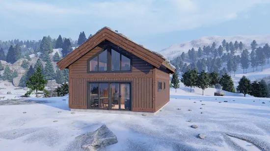 Fritidshus, Kari Schöls väg 7 med husmodell Klimpfjäll, Härjedalen