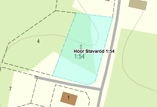 Tomt, Stavaröd Orrstigen 2, Stavaröd - Sösdala, Höör