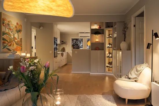 Villa, Radhus, Basunvägen 57, Fors, Kungsbacka