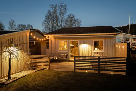 Villa, Radhus, Basunvägen 57, Fors, Kungsbacka