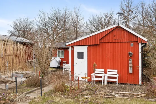 Fritidshus, Vinbärsgången 14, Edvinshems södra koloniområde, Ystad