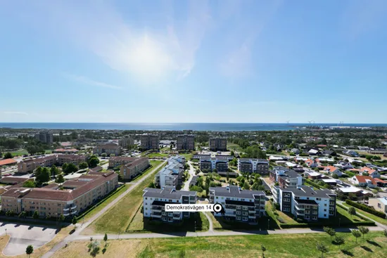 Bostadsrätt, Demokrativägen 14, Hjortsberg, Falkenberg