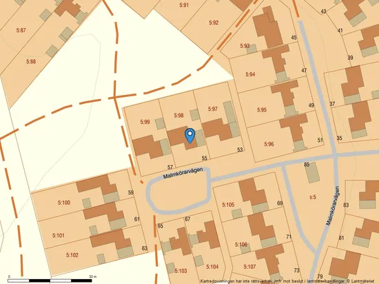 Villa, Radhus, Malmkörarvägen 55, Vattholma, Uppsala