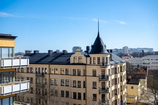 Bostadsrätt, Lundagatan 40A. Högst upp i huset, Södermalm - Skinnarviksberget, Stockholm