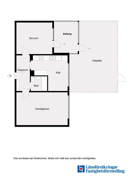 Bostadsrätt, Sufflörgatan 19, Lindeborg, Malmö