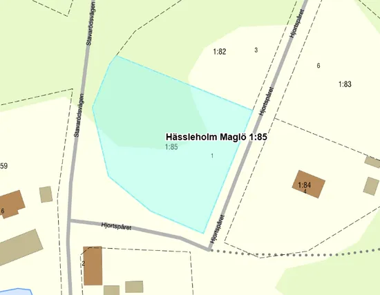 Tomt, Hjortspåret 1, Stavaröd - Sösdala, Hässleholm