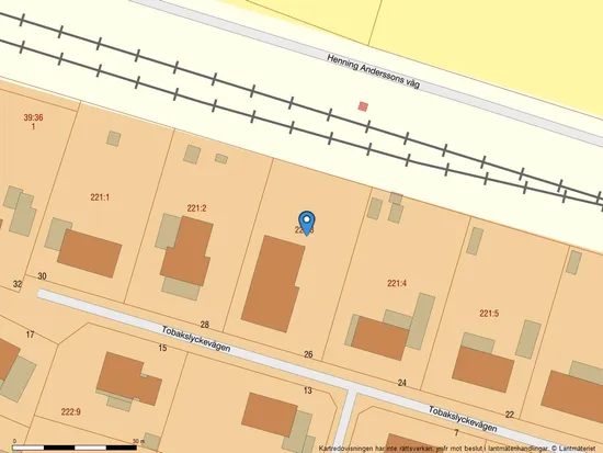 Villa, Tobakslyckevägen 26, Fjälkinge, Kristianstad