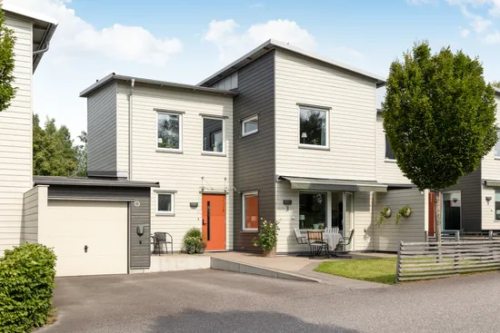 Radhus, Balladgatan 3, Hestra, Borås