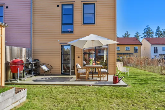 Radhus, Bagarstugans väg 27, Steninge Slottsby, Sigtuna