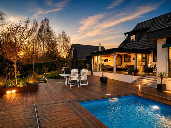 Villa, Unikt läge vid ån, Luntertun, Ängelholm