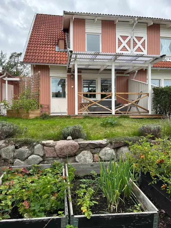 Villa, Radhus, Biskopsgränd 16, Täby Kyrkby, Täby