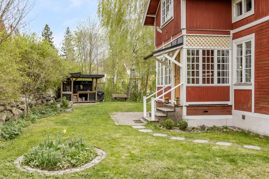 Villa, Klockarevägen 6, Kyrkbacken, Falun